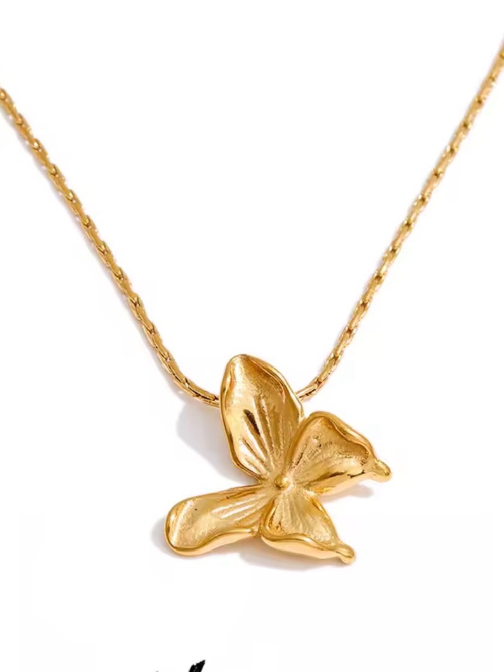 Small Beautiful Butterfly Necklace (Stainless Steel)